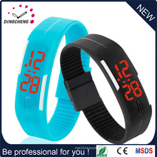 Рекламные Китай новейшие красочные резиновые силиконовые светодиодные часы (DC-611)
